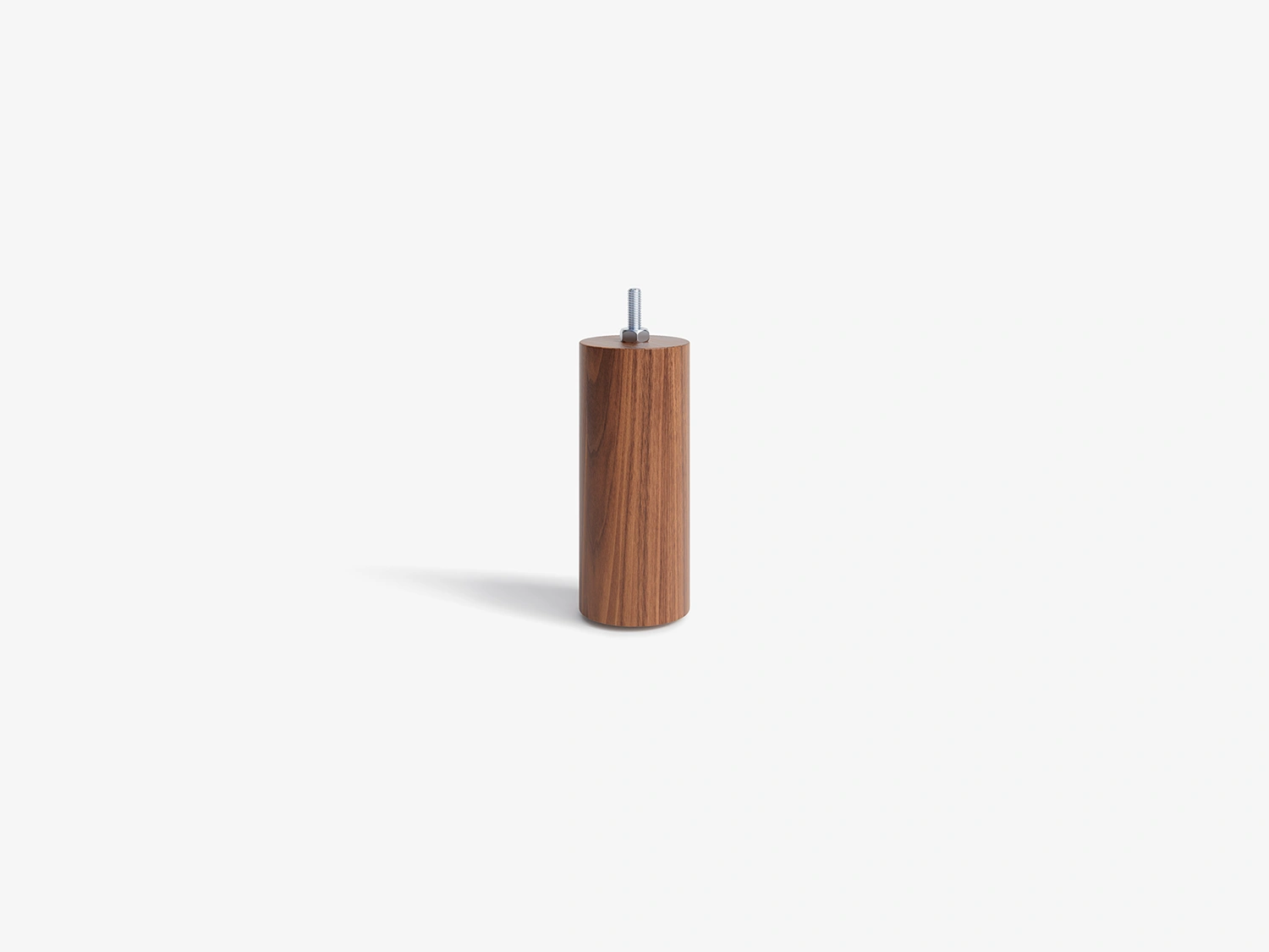 Cylinder sängben valnöt
