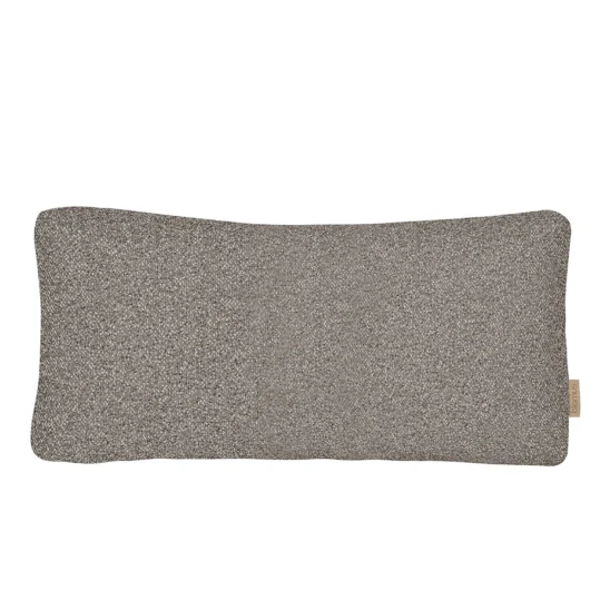 Grow rektangulär sidokudde i tyget bouclé earth.