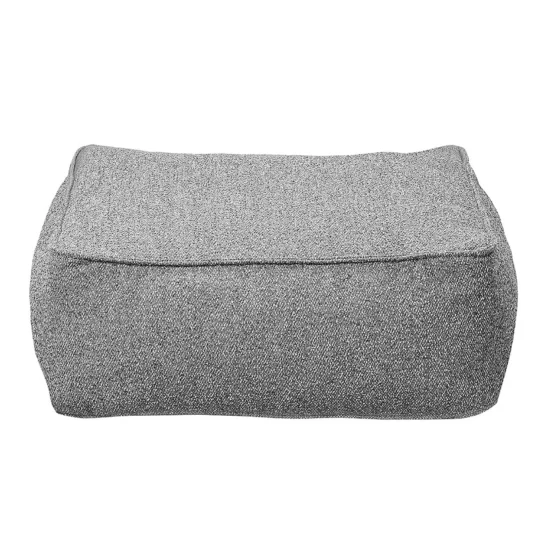 Grow sittpuff i tyget bouclé stone.