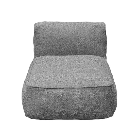 Grow schäslong del i tyget bouclé stone.