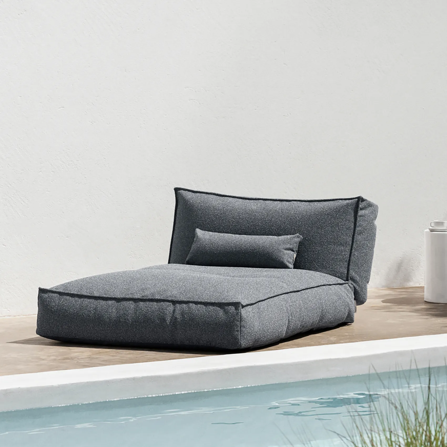 Stay kudde bouclé stone 70x30 cm