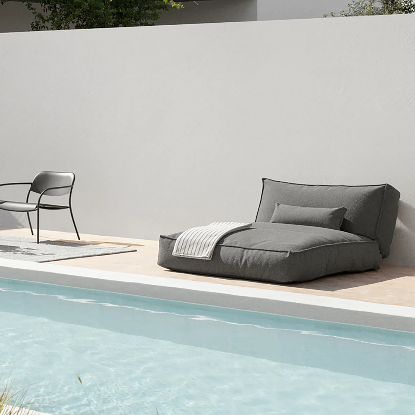 Stay kudde bouclé earth 70x30 cm