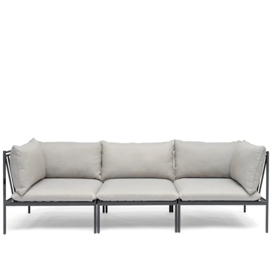 Bolmsö 3-sitssoffa svart/gråbeige