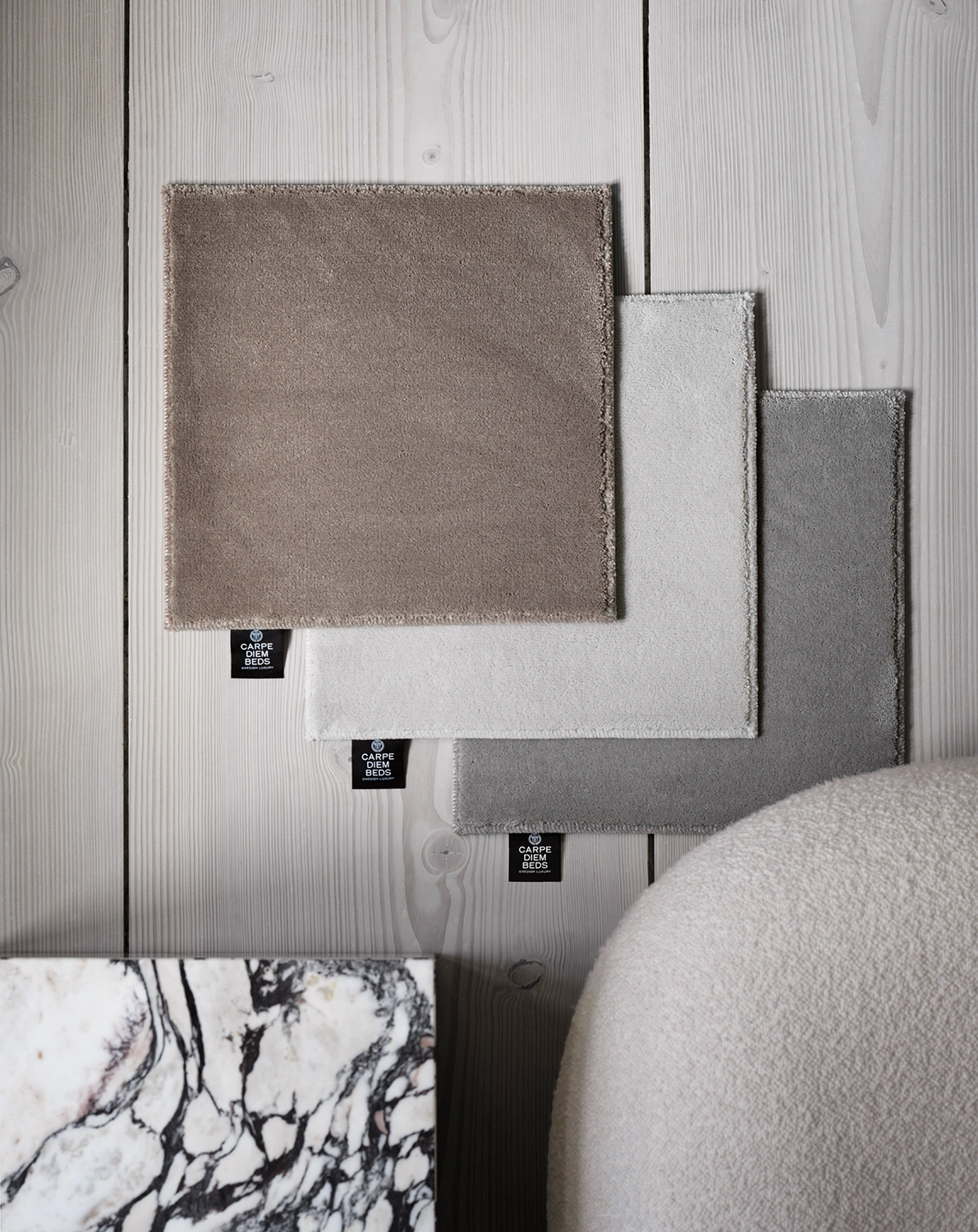 Lysekil sovrumsmatta - Light Beige 1080