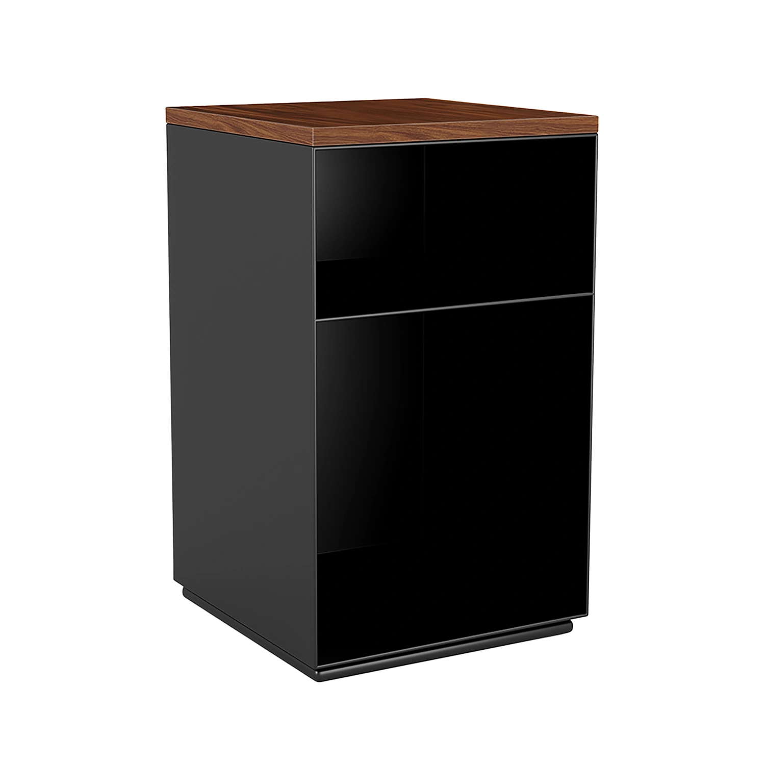 Product Image for Holme sängbord svart/valnöt