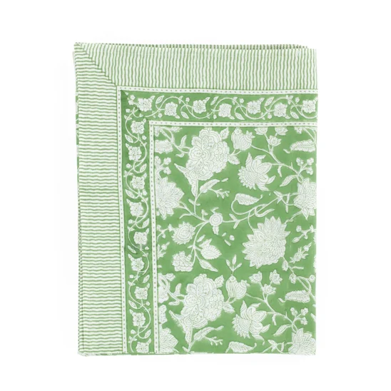 Bordsduk Indian Rose green tea, 150x350 cm