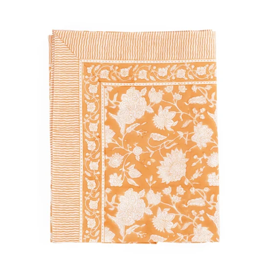 Bordsduk Indian Rose orange, 150x350 cm