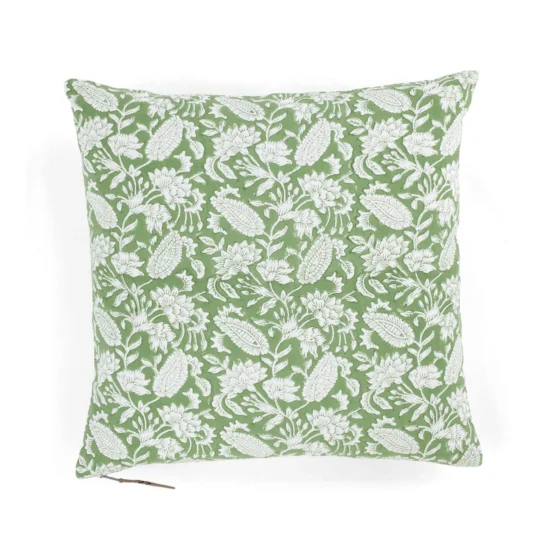 Kuddfodral Jodhpur green tea 50x50 cm