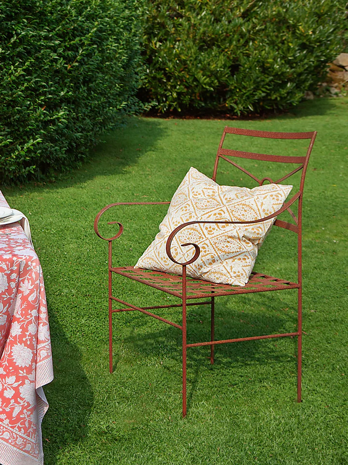 Kuddfodral Jaipur orange 50x50 cm