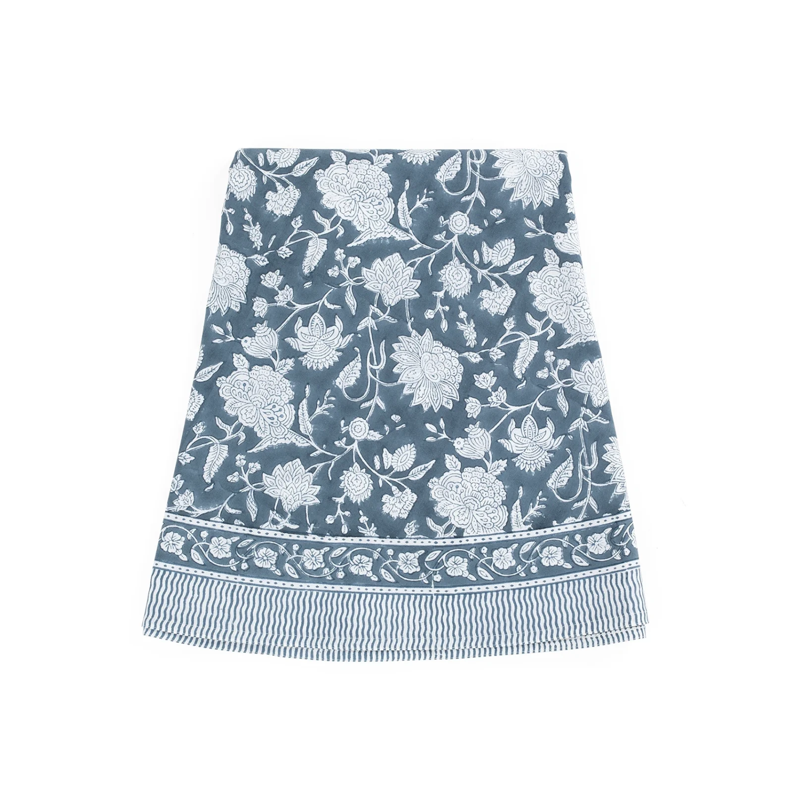 Bordsduk Indian Rose true navy, Ø160 cm