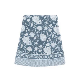 Bordsduk Indian Rose true navy, Ø160 cm