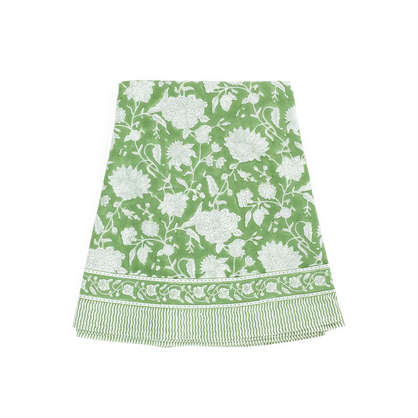 Bordsduk Indian Rose green tea, Ø160 cm