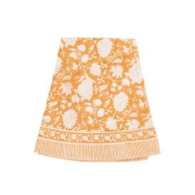 Bordsduk Indian Rose orange, Ø160 cm