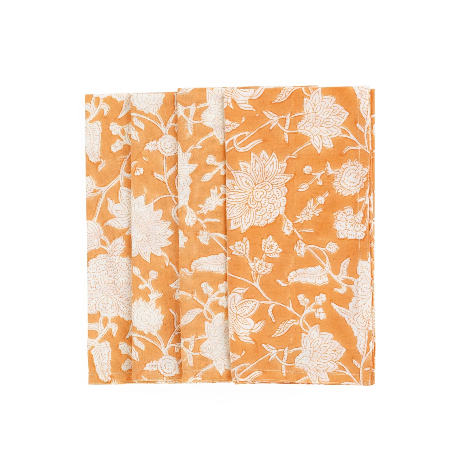 Servetter Indian Rose orange, 4-pack