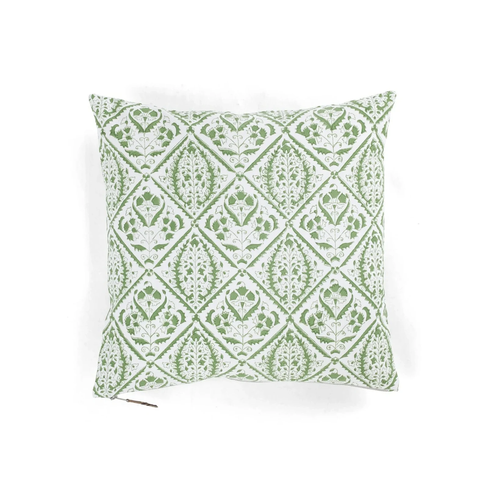 Kuddfodral Jaipur green tea 50x50 cm