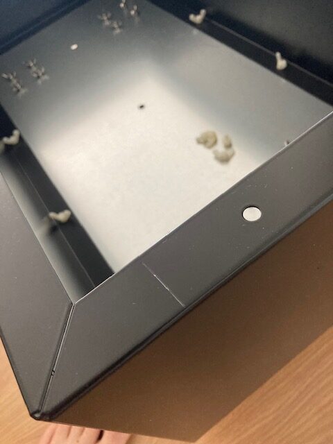 BEDD paneler svartlack 40x25 cm, 2-pack (outlet)