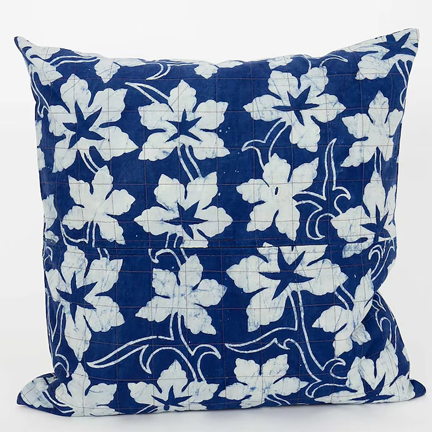 Kuddfodral Fig Leaf blå 50x50 cm