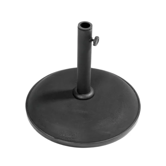 Brage parasollfot svart betong - 15 kg