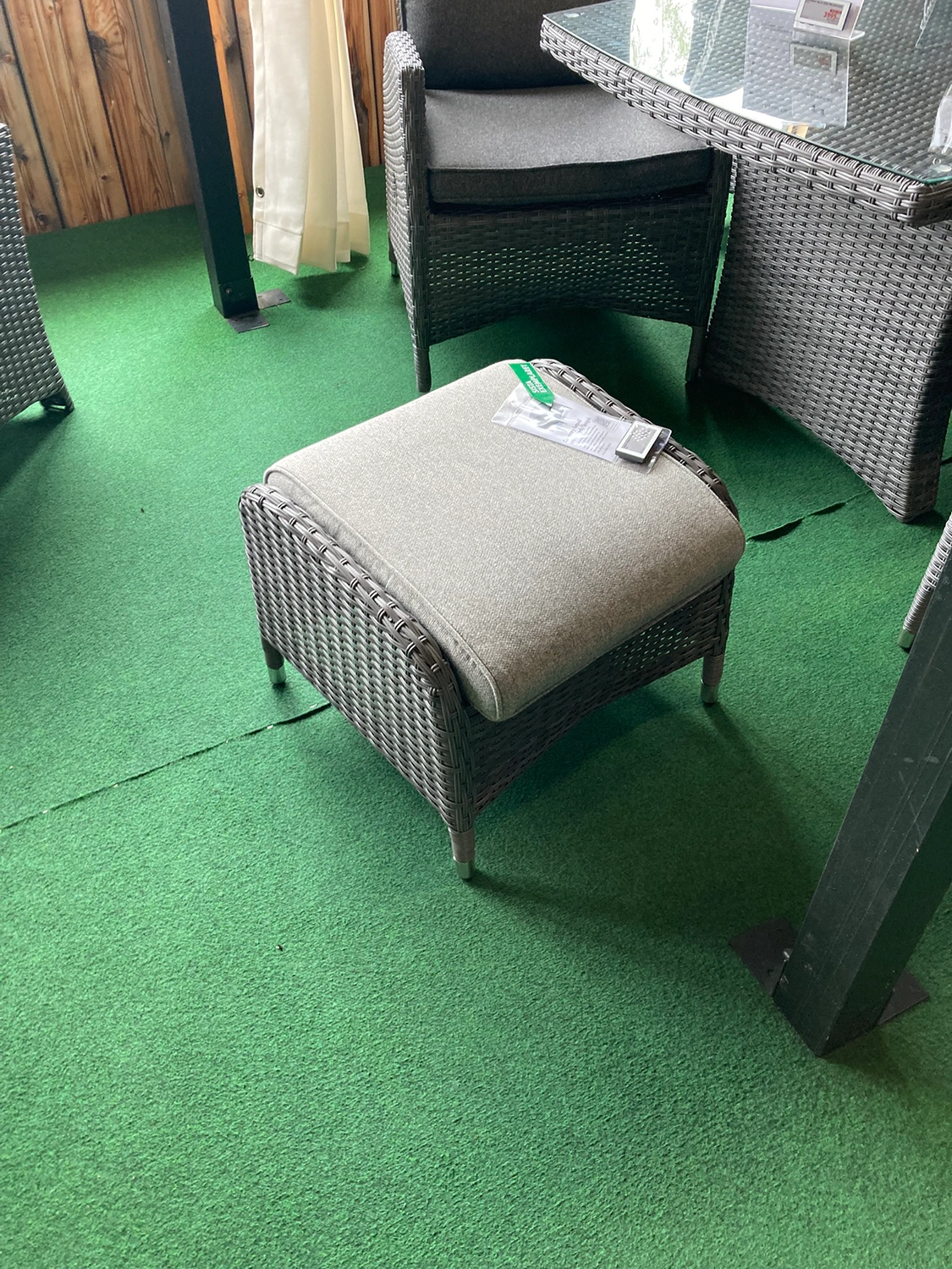 Coventry fotpall antracitgrå/ljusgrå