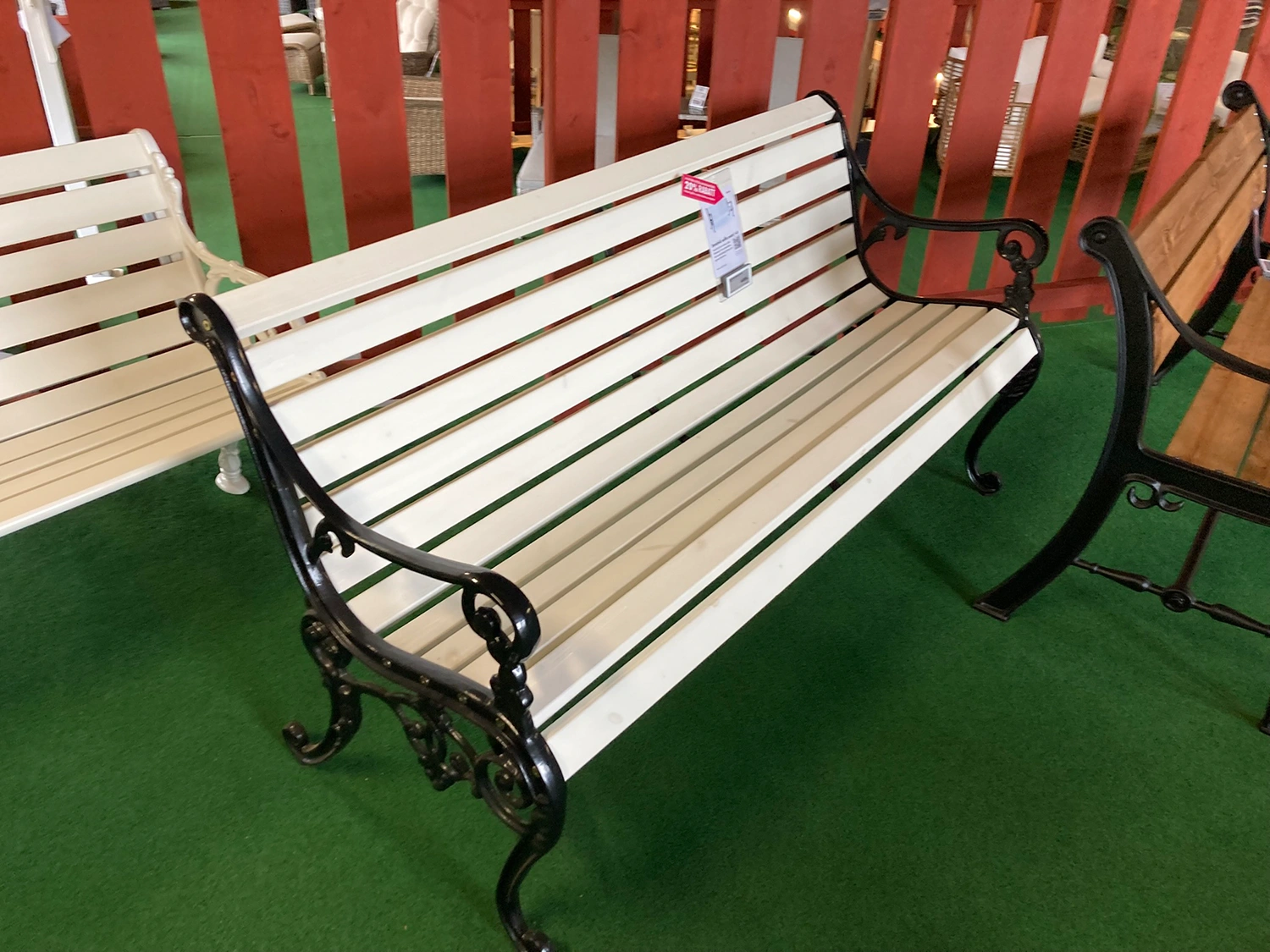 Sandvik soffa svart/vit