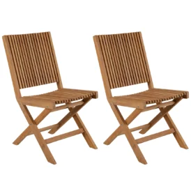 Julita fällstol teak - 2-pack
