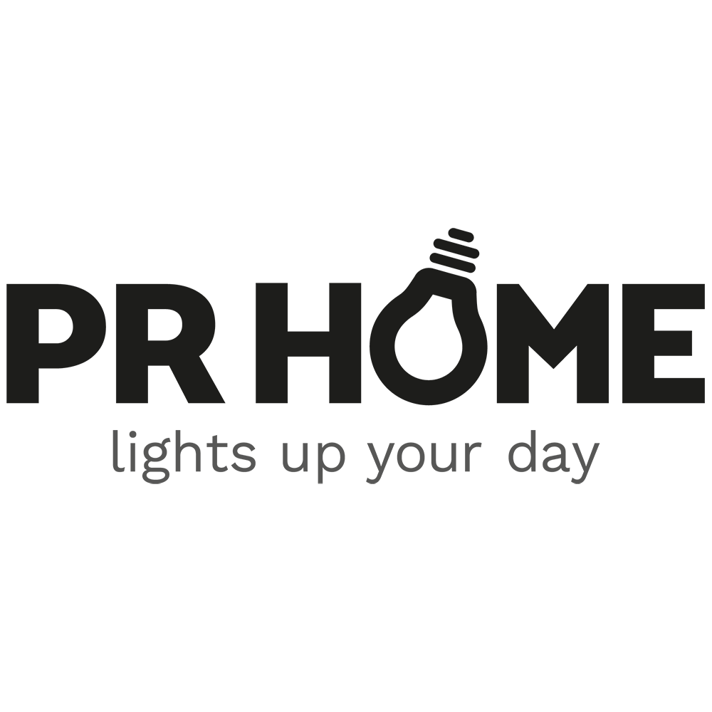 Logotyp för varumärket PR Home.