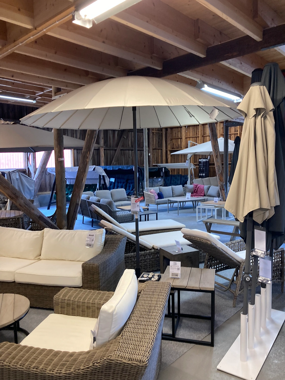 Shanghai parasoll beige Ø270 cm