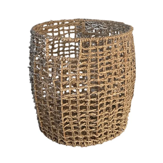 Korg sjögräs natur – Ø40×H37 cm