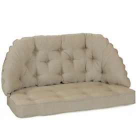 Sabina/Panama 2-sits soffdyna - sand dralon