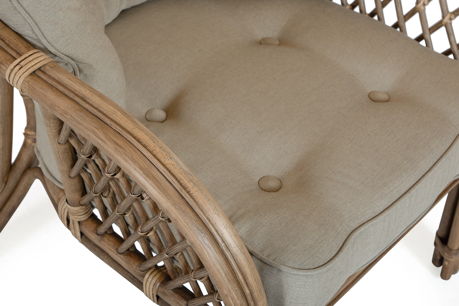 Sabina fåtölj brun/sand