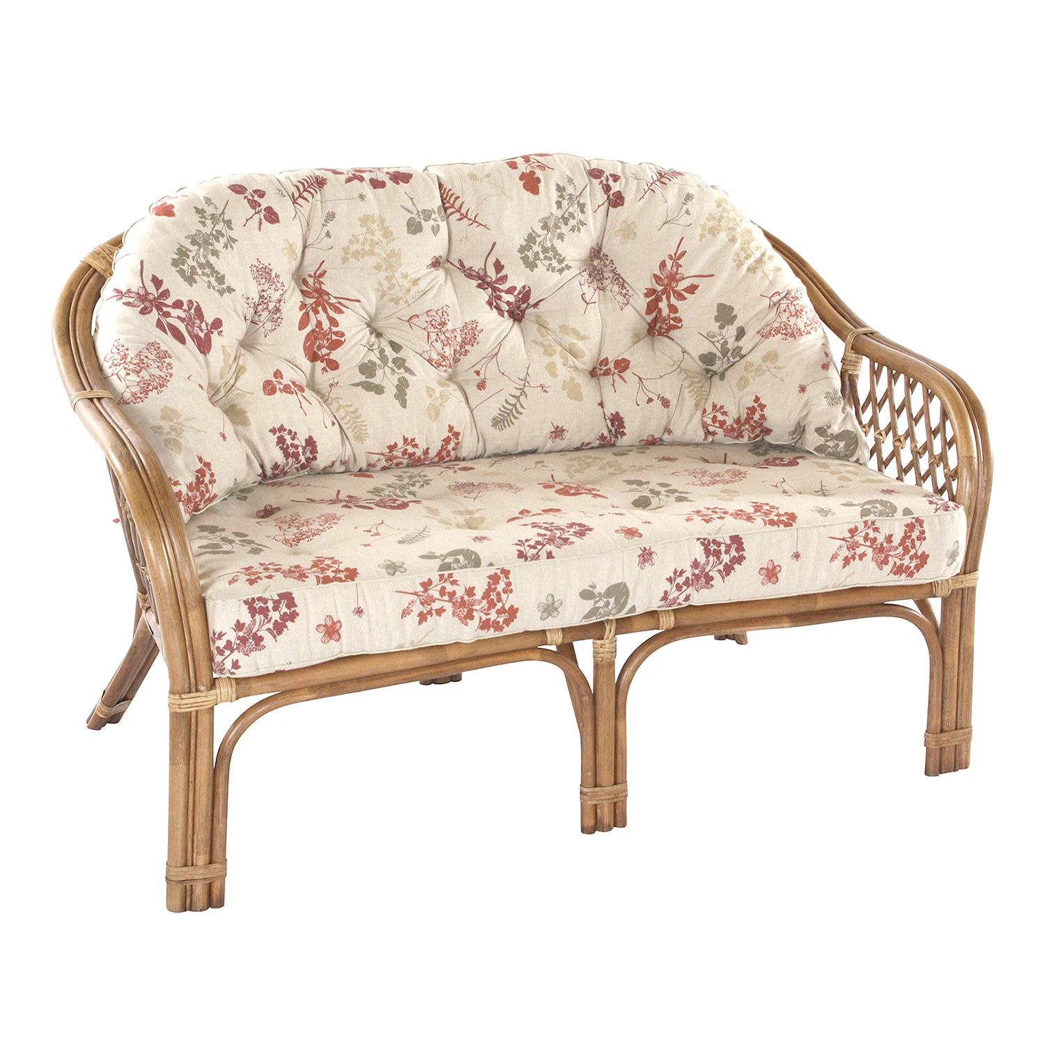 Sabina 2-sitssoffa brun/nature