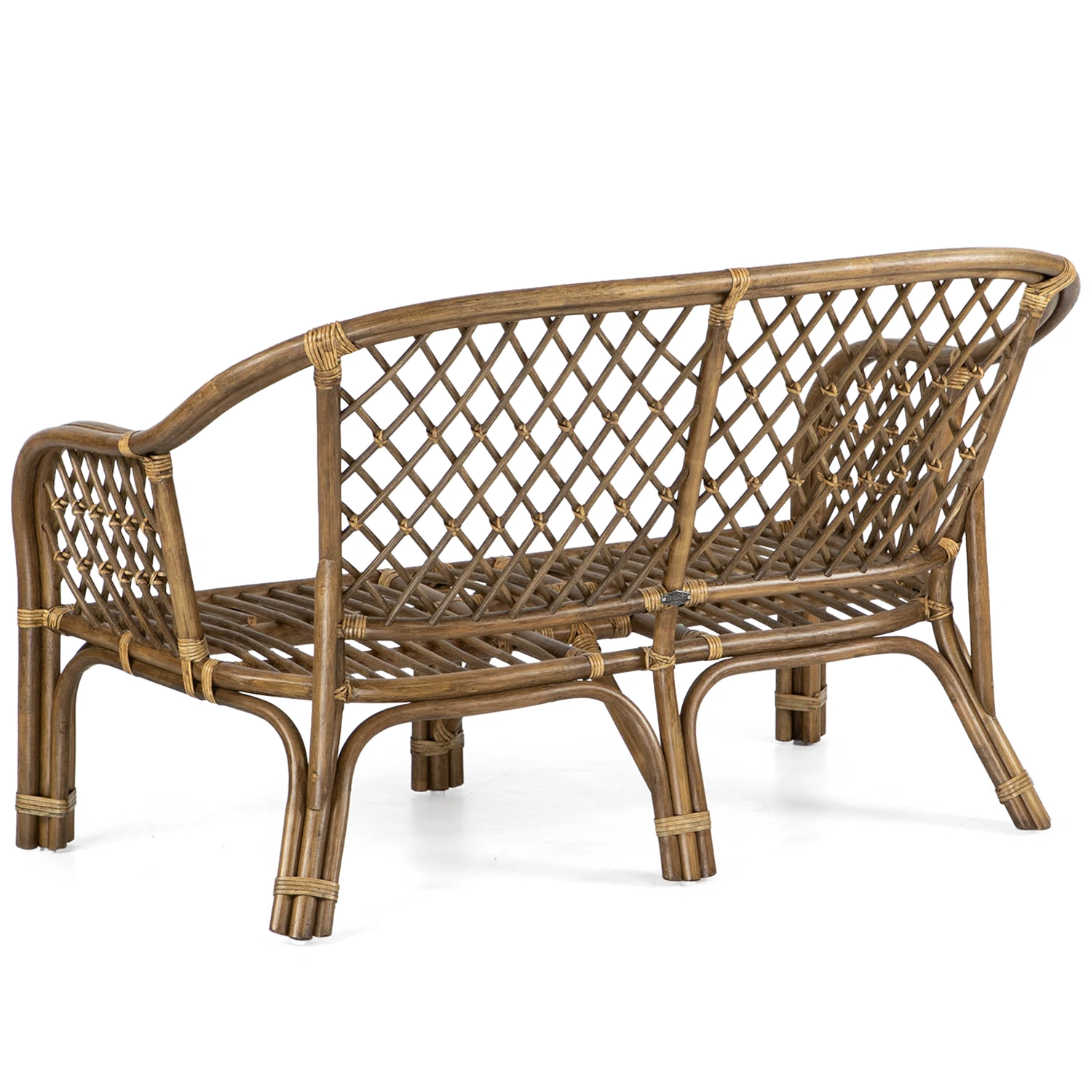 Sabina 2-sitssoffa brun/svart