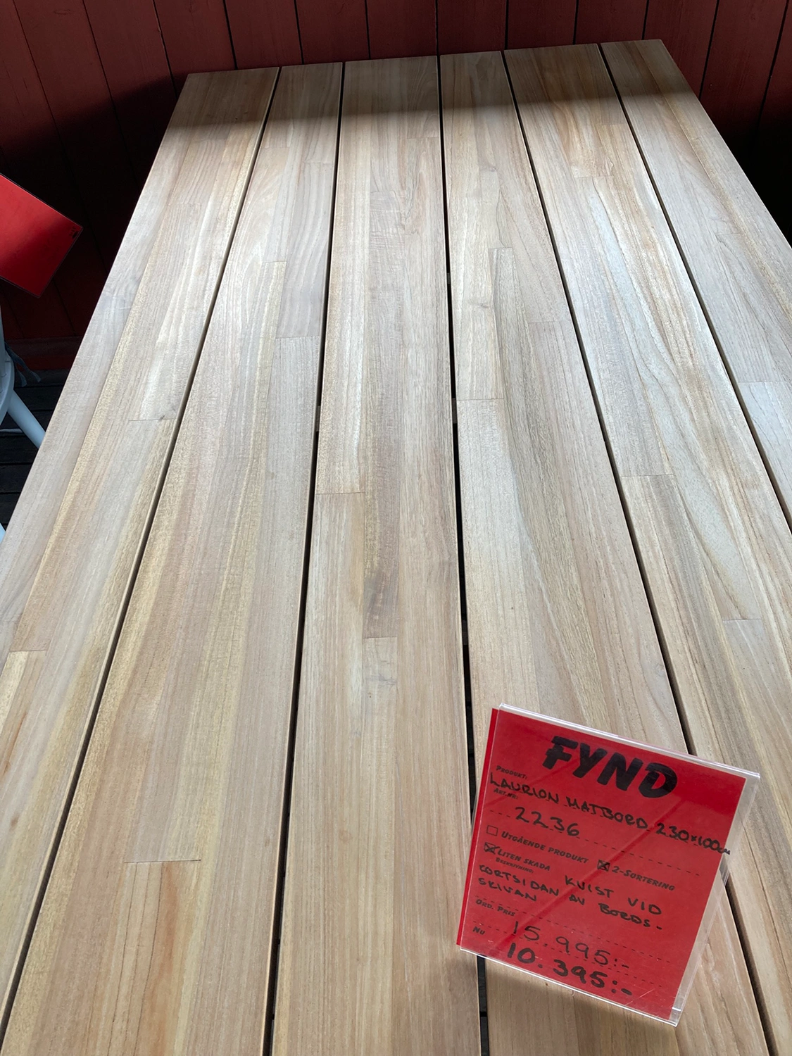 Laurion matbord teak - 230x100 cm