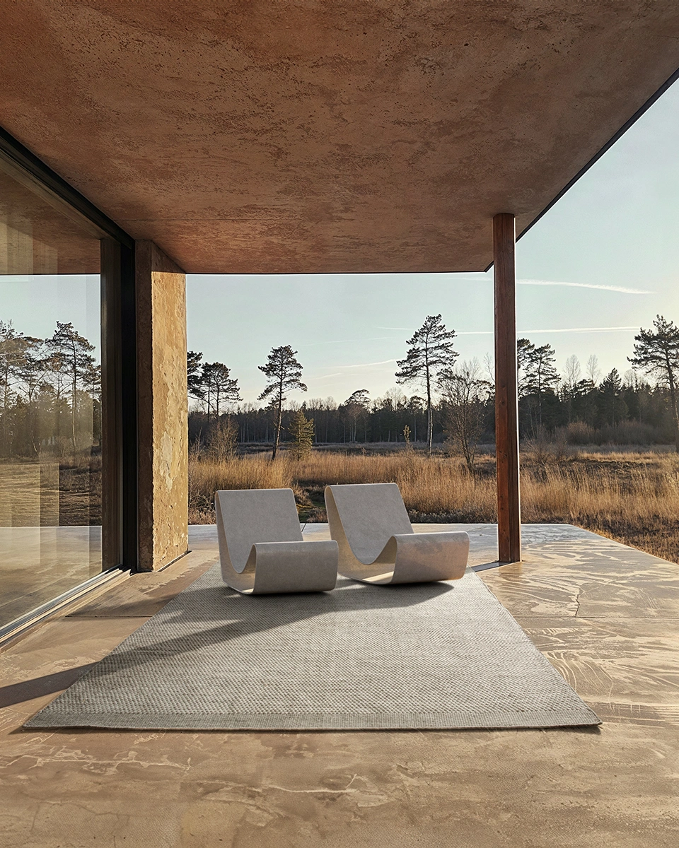 Adonic Mist utomhusmatta - steel