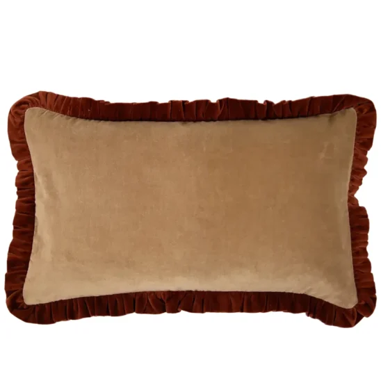Olsson och Jensen Kuddfodral Doris beige/rost 30×50 cm