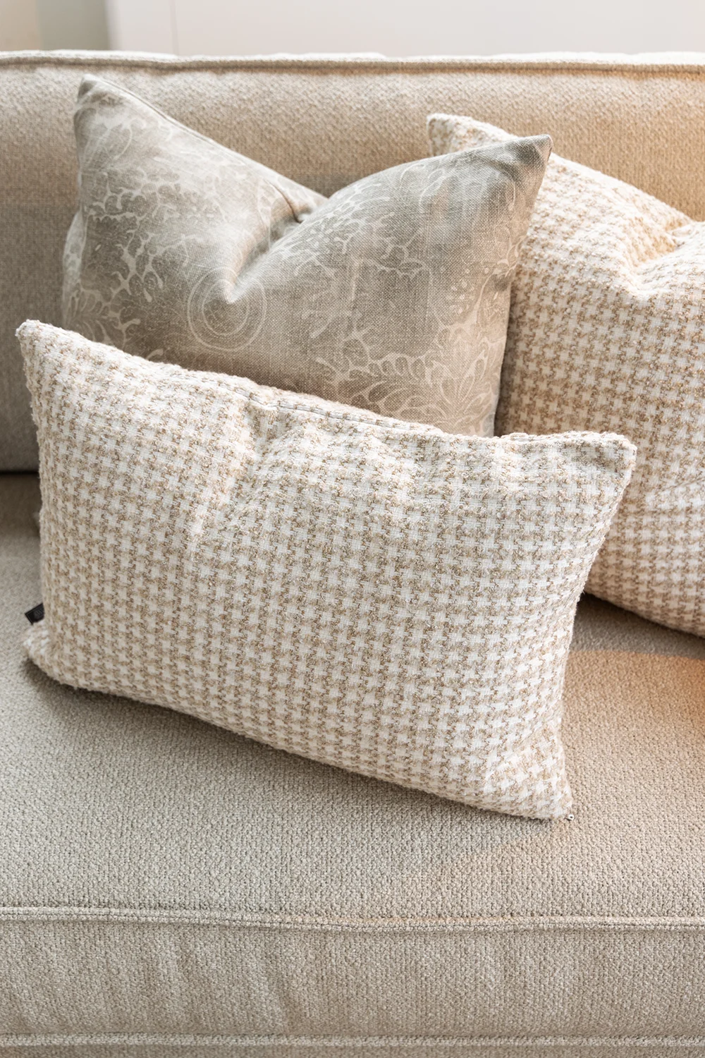 Kuddfodral Dente beige