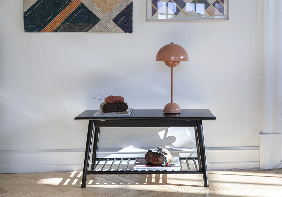 Noble hallbord svart - 90x35xH45 cm