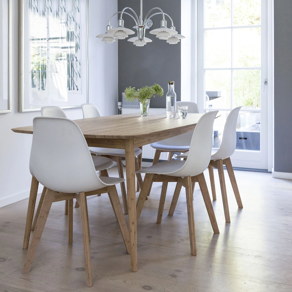 Noble matbord bambu - 182x98 cm