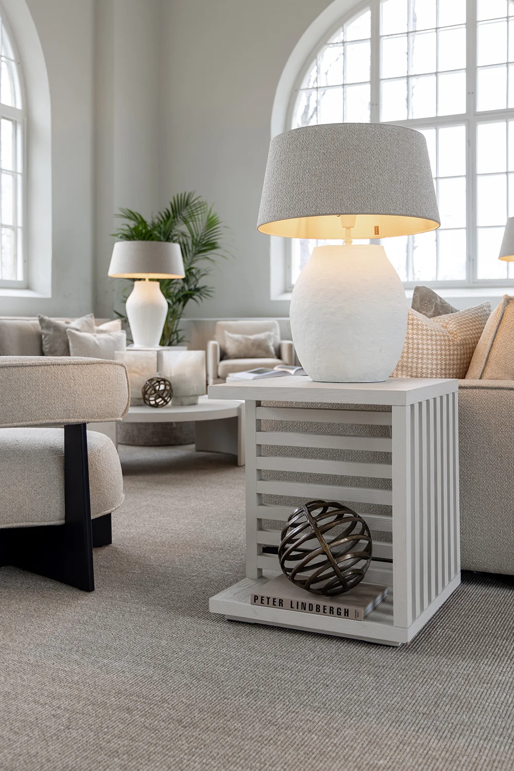 Fiora lampfot ivory, höjd 50 cm