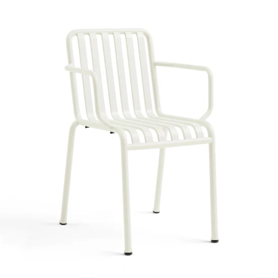 Hay Palissade karmstol gräddvit