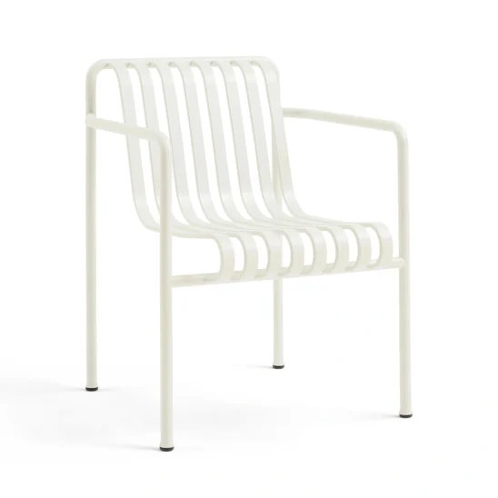 Hay Palissade matfåtölj gräddvit