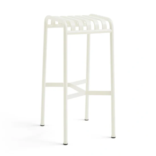 Hay Palissade barpall gräddvit