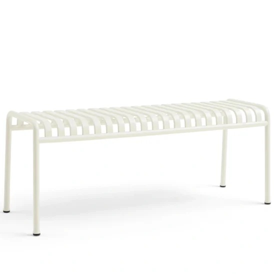 Hay Palissade bänk gräddvit