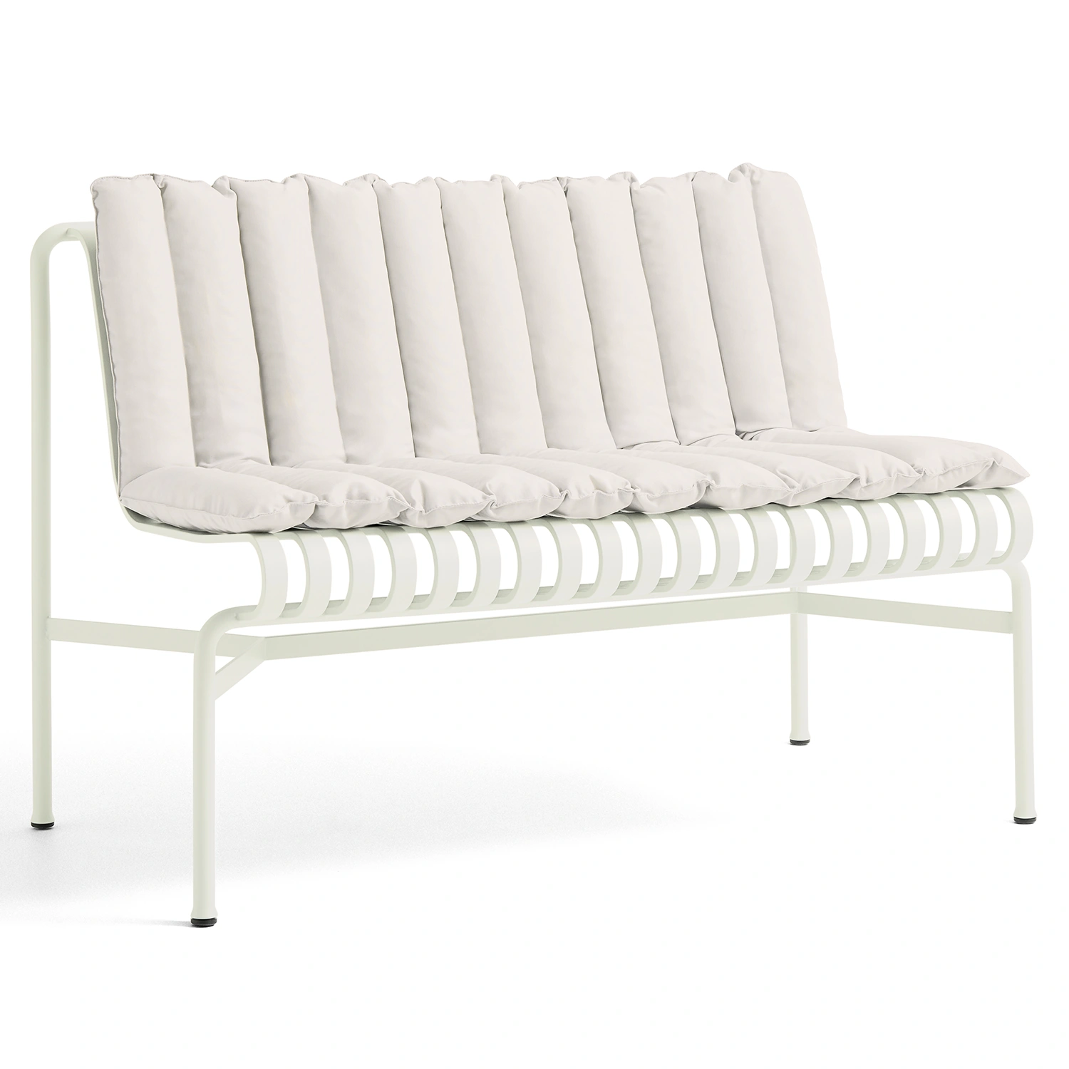 Palissade matsoffa utan armstöd gräddvit