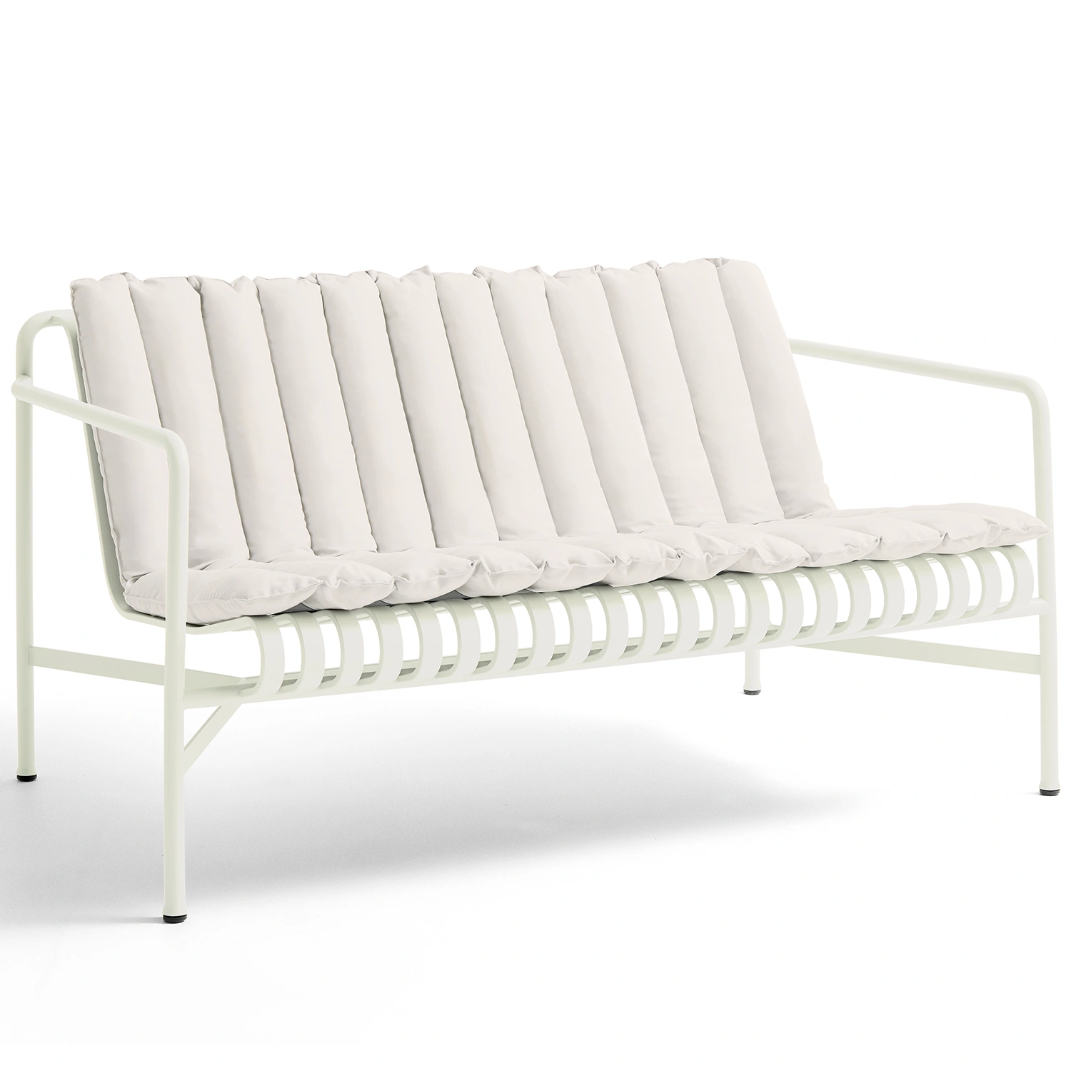 Palissade loungesoffdyna, soft quilt gräddvit