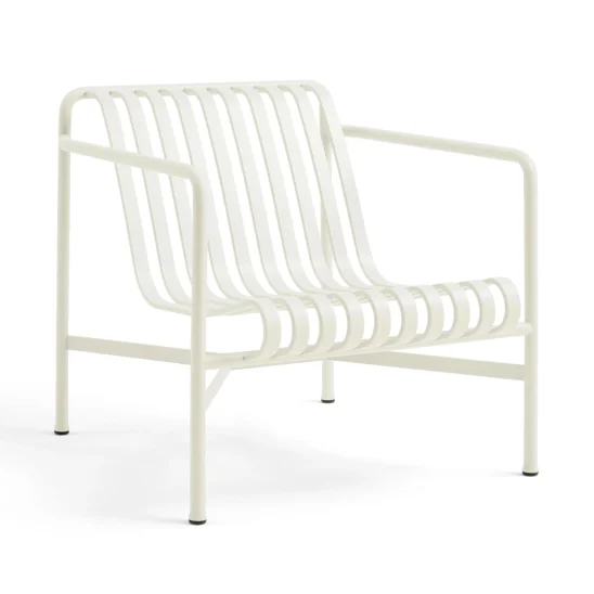 Hay Palissade fåtölj låg rygg gräddvit