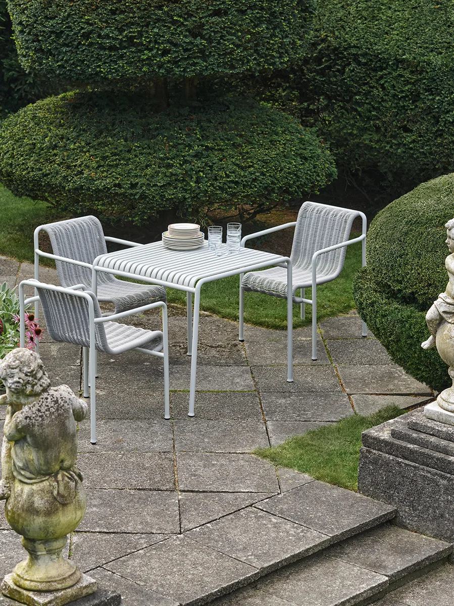 Palissade bord gräddvit 82x90 cm