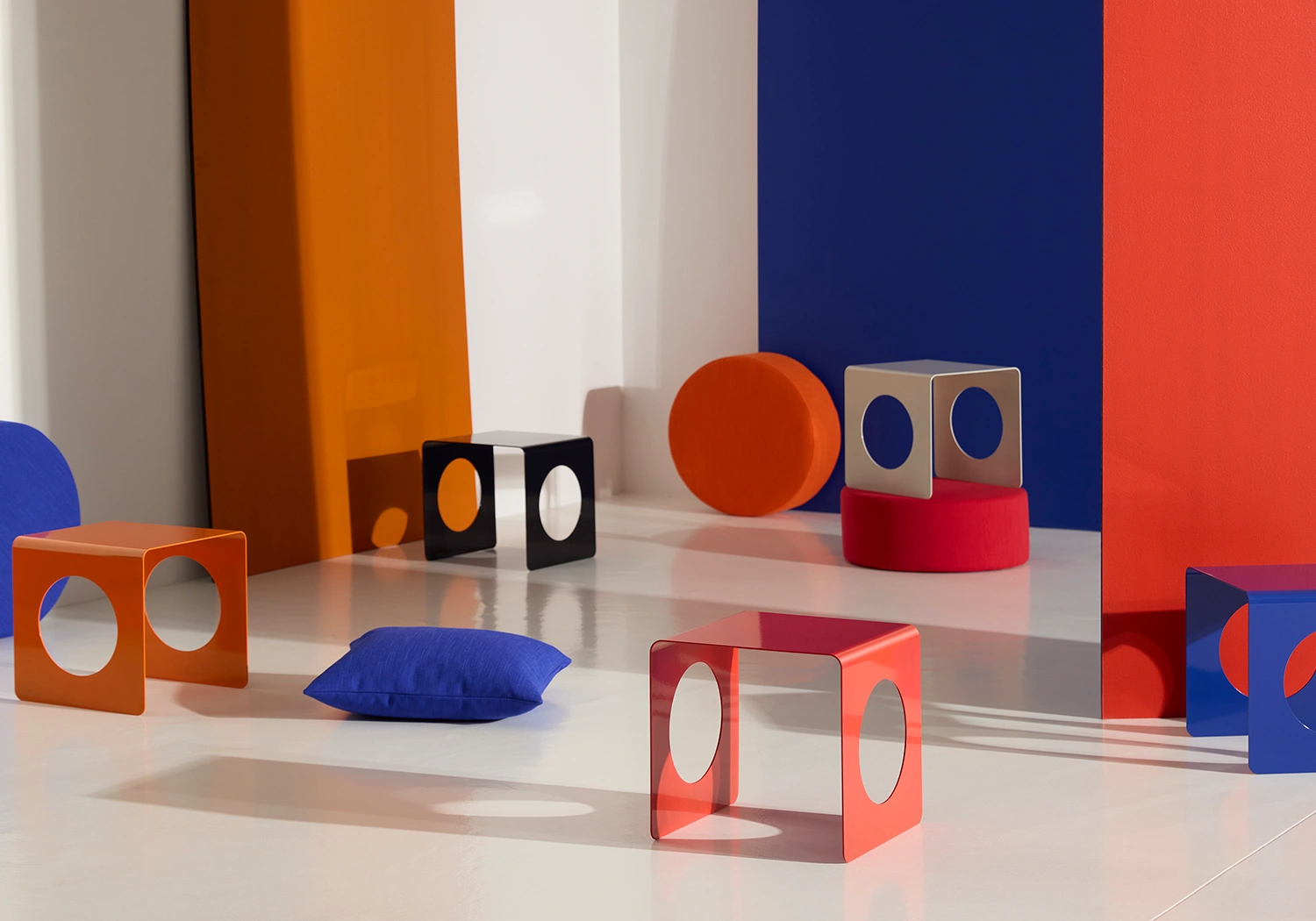 Geobau sidobord grey white