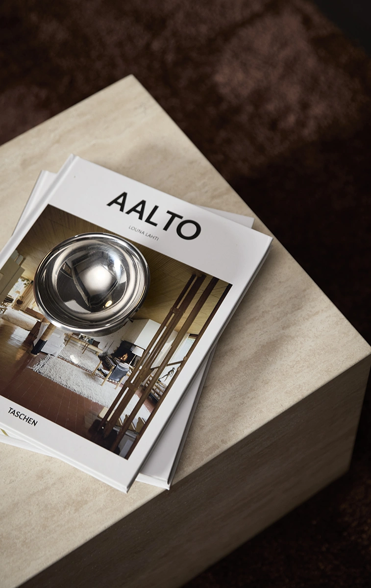 Travetina sidobord - 25x25 cm