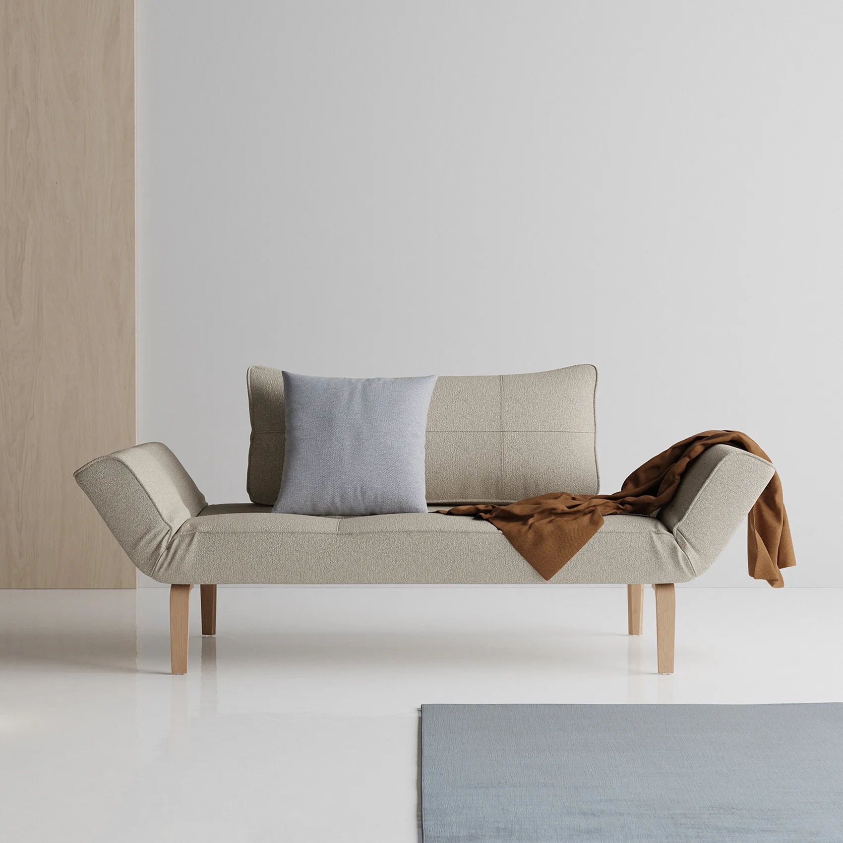 Zeal Bow dagbädd - 539 BOUCLÉ Beige